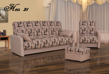 Комплект мягкой мебели НЕО 21М (3+1+ Пуф) в Верхней Пышме - verhnyaya-pyshma.mebel-74.com | фото
