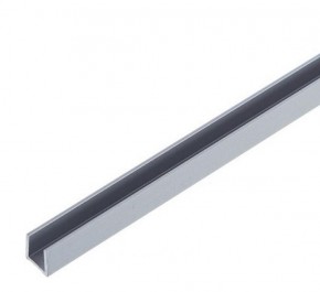 Планка торцевая "П" 4 мм для стеновой панели (алюминий) в Верхней Пышме - verhnyaya-pyshma.mebel-74.com | фото
