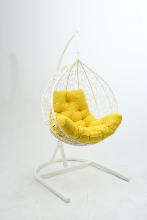 Подвесное кресло Бароло (белый/желтый) в Верхней Пышме - verhnyaya-pyshma.mebel-74.com | фото