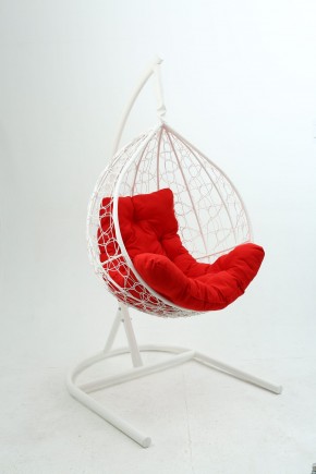Подвесное кресло Бароло (белый/красный) в Верхней Пышме - verhnyaya-pyshma.mebel-74.com | фото