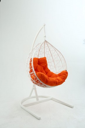 Подвесное кресло Бароло (белый/оранжевый) в Верхней Пышме - verhnyaya-pyshma.mebel-74.com | фото