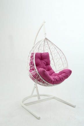 Подвесное кресло Бароло (белый/розовый) в Верхней Пышме - verhnyaya-pyshma.mebel-74.com | фото