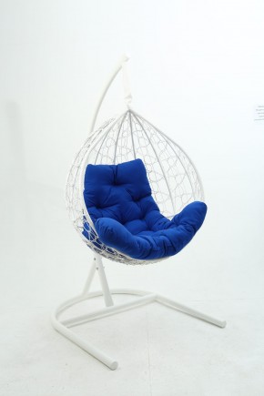 Подвесное кресло Бароло (белый/синий) в Верхней Пышме - verhnyaya-pyshma.mebel-74.com | фото