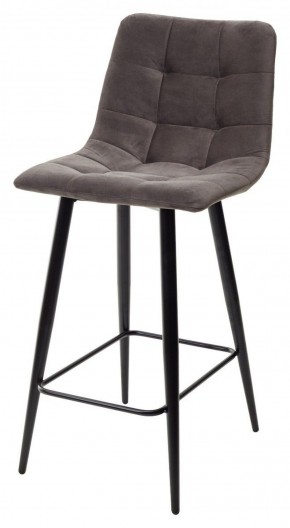 Полубарный стул CHILLI-QB графит #14, велюр / черный каркас (H=66cm) М-City в Верхней Пышме - verhnyaya-pyshma.mebel-74.com | фото