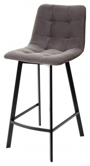 Полубарный стул CHILLI-QB SQUARE графит #14, велюр / черный каркас (H=66cm) М-City в Верхней Пышме - verhnyaya-pyshma.mebel-74.com | фото