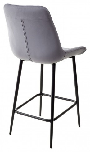 Полубарный стул ХОФМАН, цвет H-14 Серый, велюр / черный каркас H=63cm М-City в Верхней Пышме - verhnyaya-pyshma.mebel-74.com | фото