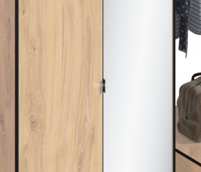 Шкаф 2х дверный с зеркалом Лофт СБ-3111 (Дуб Минерва) в Верхней Пышме - verhnyaya-pyshma.mebel-74.com | фото