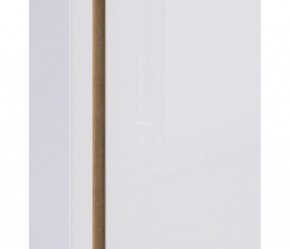 Шкаф 2х дверный с зеркалом Веста СБ-2259 (Дуб Бунратти/Белый глянец) в Верхней Пышме - verhnyaya-pyshma.mebel-74.com | фото