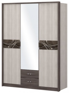 Шкаф 3-х дверный с зеркалом Шк68.2 МС Николь в Верхней Пышме - verhnyaya-pyshma.mebel-74.com | фото