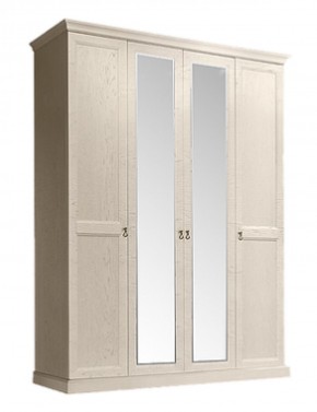 Шкаф 4-х дверный (2 зеркала) для платья и белья Венеция дуб седан (ВНШ1/4) в Верхней Пышме - verhnyaya-pyshma.mebel-74.com | фото