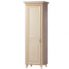 Шкаф для одежды 1-дверный №472 Марлен Кремовый белый в Верхней Пышме - verhnyaya-pyshma.mebel-74.com | фото