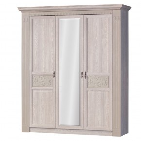 Шкаф для одежды 3-х дверный №180 "Лючия" Дуб оксфорд серый в Верхней Пышме - verhnyaya-pyshma.mebel-74.com | фото
