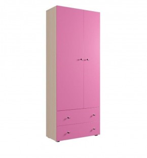 Шкаф ДМ 800 с 2-мя ящиками (розовый) в Верхней Пышме - verhnyaya-pyshma.mebel-74.com | фото