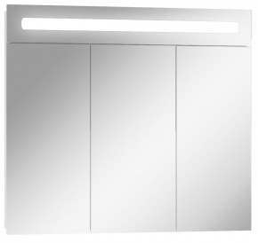 Шкаф-зеркало Аврора 80 с подсветкой LED Домино (DV8009HZ) в Верхней Пышме - verhnyaya-pyshma.mebel-74.com | фото