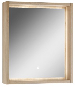 Шкаф-зеркало Nice 60 с подсветкой Домино (DN4706HZ) в Верхней Пышме - verhnyaya-pyshma.mebel-74.com | фото