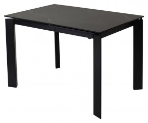 Стол CORNER 120 MATT BLACK MARBLE SOLID CERAMIC / BLACK, ®DISAUR в Верхней Пышме - verhnyaya-pyshma.mebel-74.com | фото