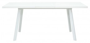 Стол ФИН 120 Белый, стекло/ Белый каркас М-City в Верхней Пышме - verhnyaya-pyshma.mebel-74.com | фото