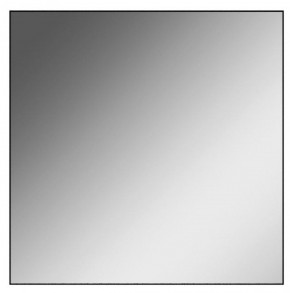 Зеркало Corsica 600х600 black без подсветки Sansa (SB1064Z) в Верхней Пышме - verhnyaya-pyshma.mebel-74.com | фото