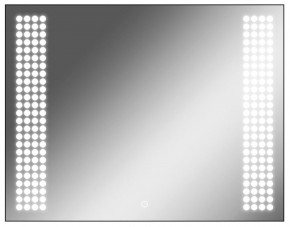 Зеркало Cosmo 90 black с подсветкой Sansa (SC1051Z) в Верхней Пышме - verhnyaya-pyshma.mebel-74.com | фото
