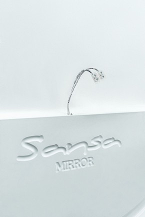Зеркало Gia 75 white с подсветкой Sansa (SGa1044Z) в Верхней Пышме - verhnyaya-pyshma.mebel-74.com | фото