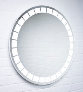 Зеркало Маскат 700х700 с подсветкой Домино (GL7057Z) в Верхней Пышме - verhnyaya-pyshma.mebel-74.com | фото